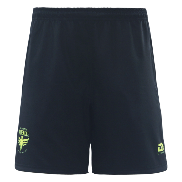 25/26 Wellington Phoenix Adults Travel Gym Short - Black